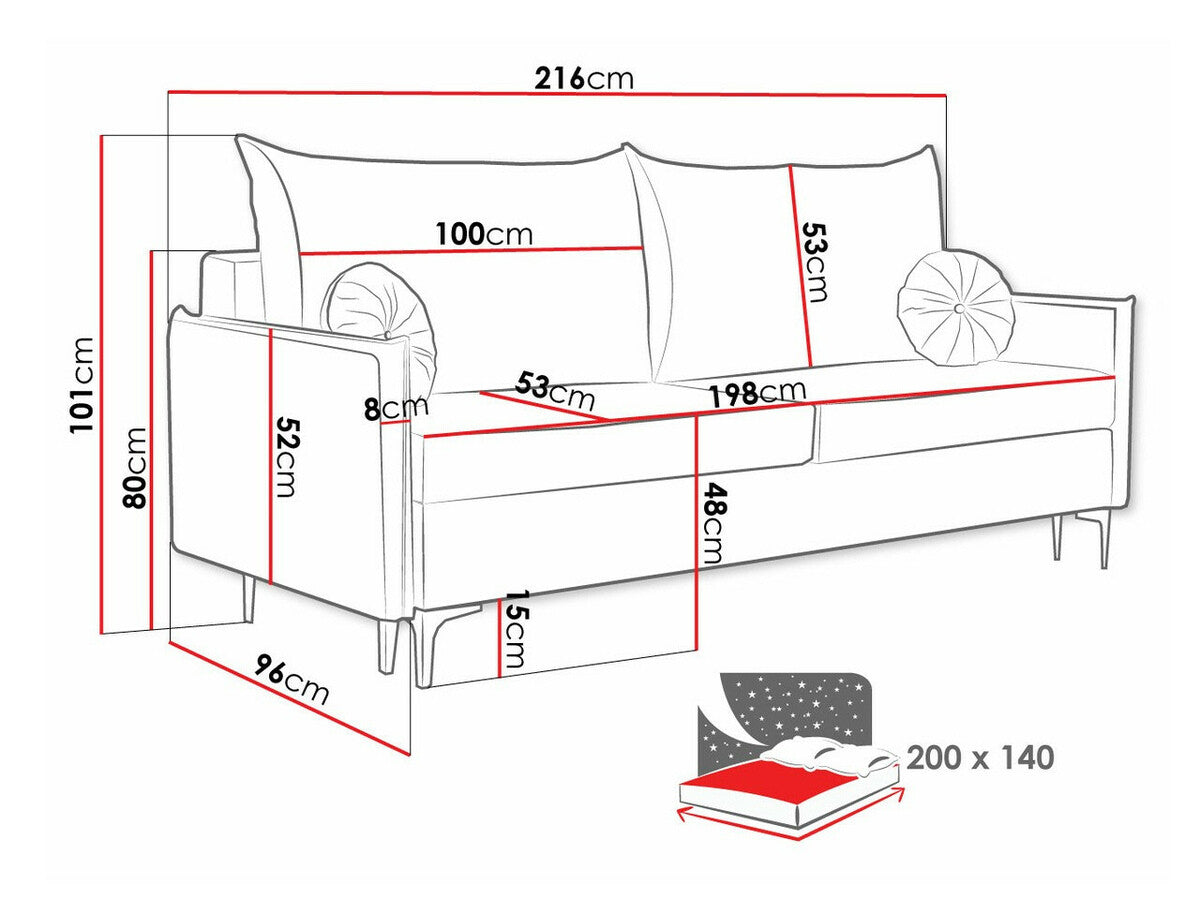 Dīvāns gulta 443654