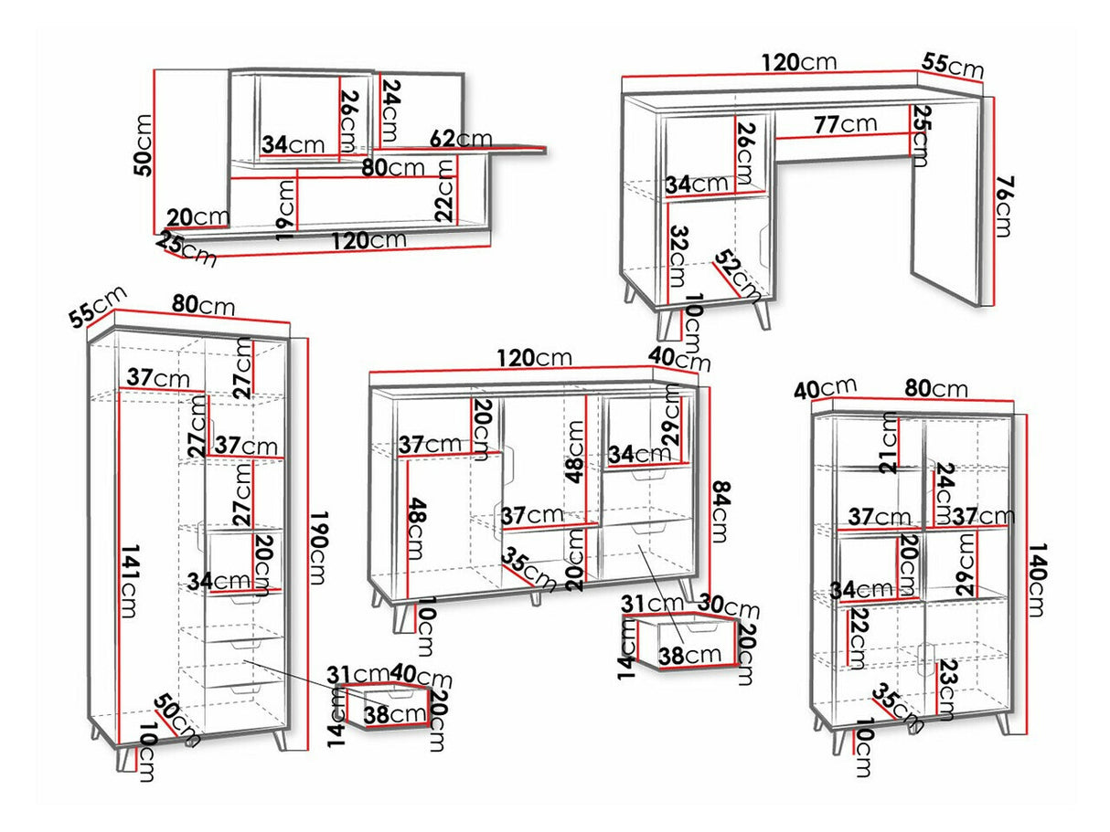 Mēbeļu komplekts 446039