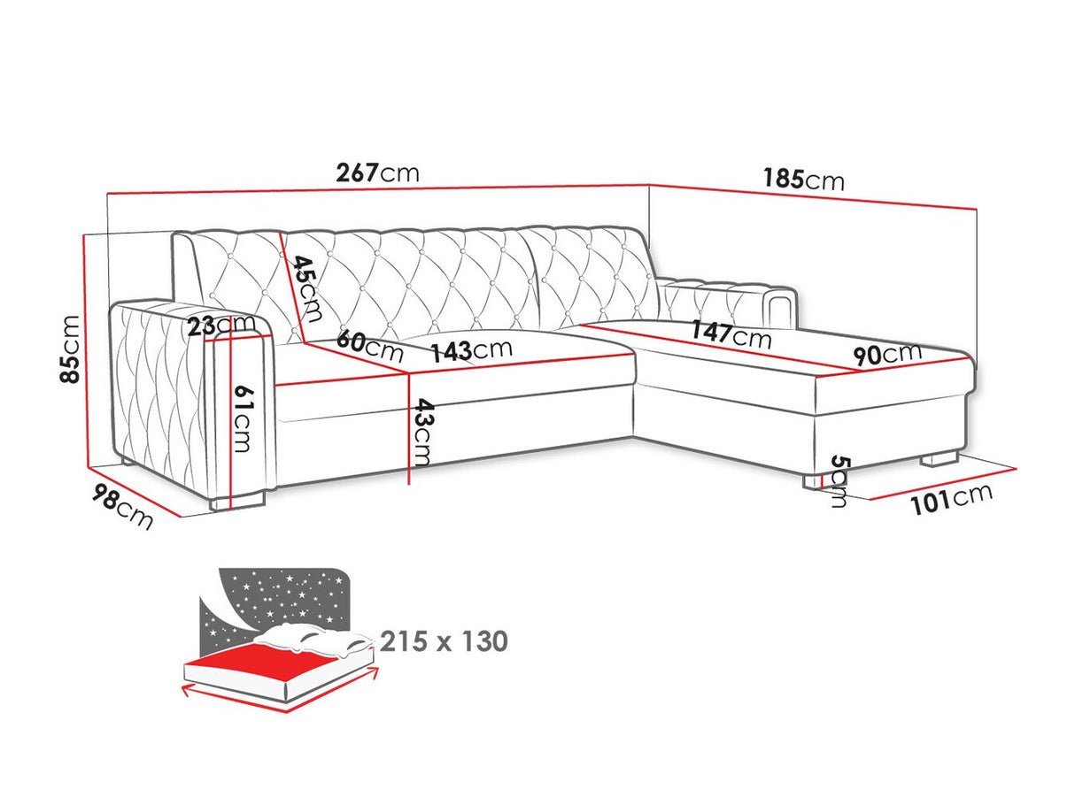Stūra dīvāns 498790