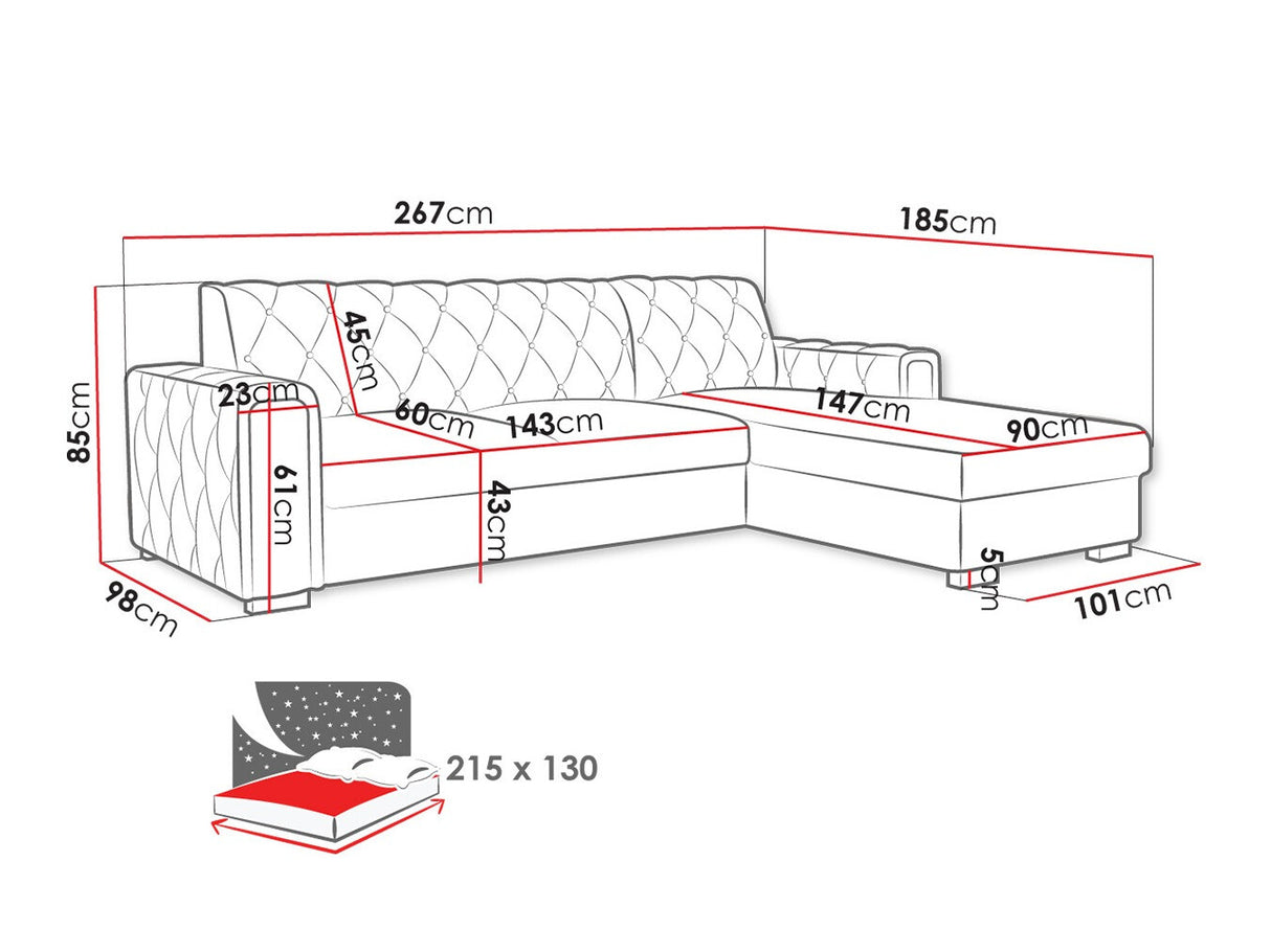 Stūra dīvāns 498790