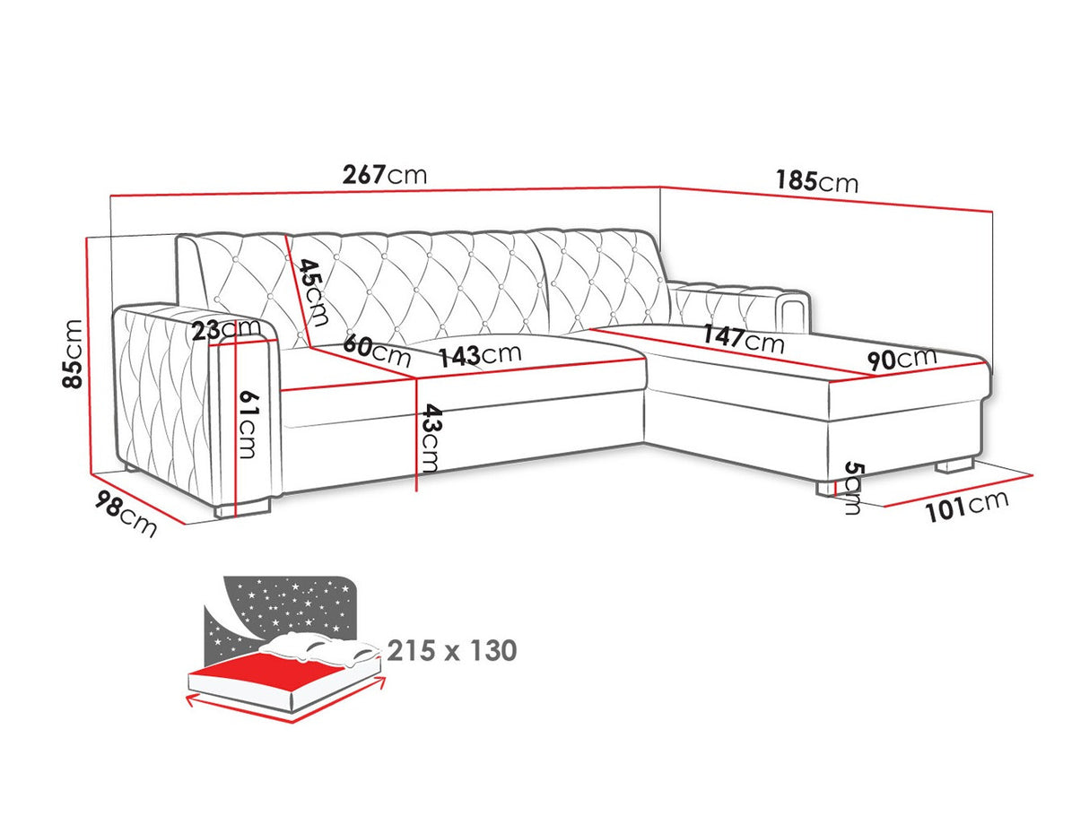 Stūra dīvāns 498790