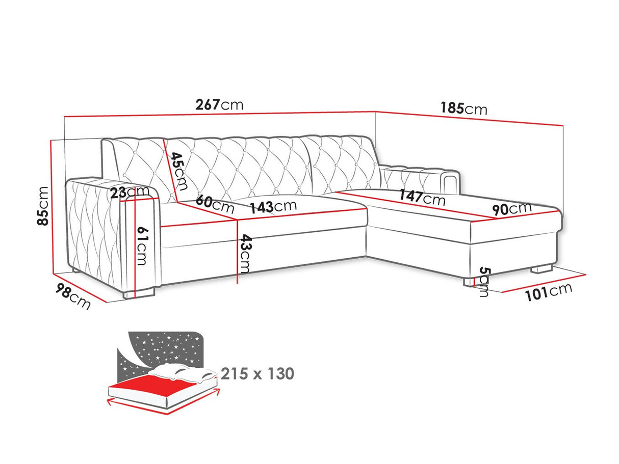 Stūra dīvāns 498790