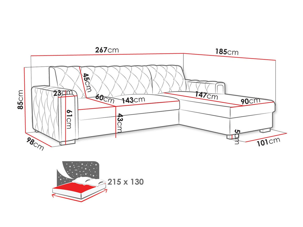 Stūra dīvāns 498790