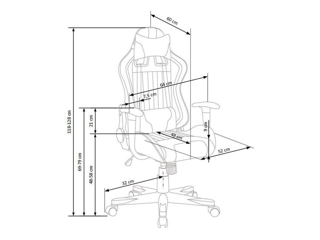Spēļu krēsls 500876