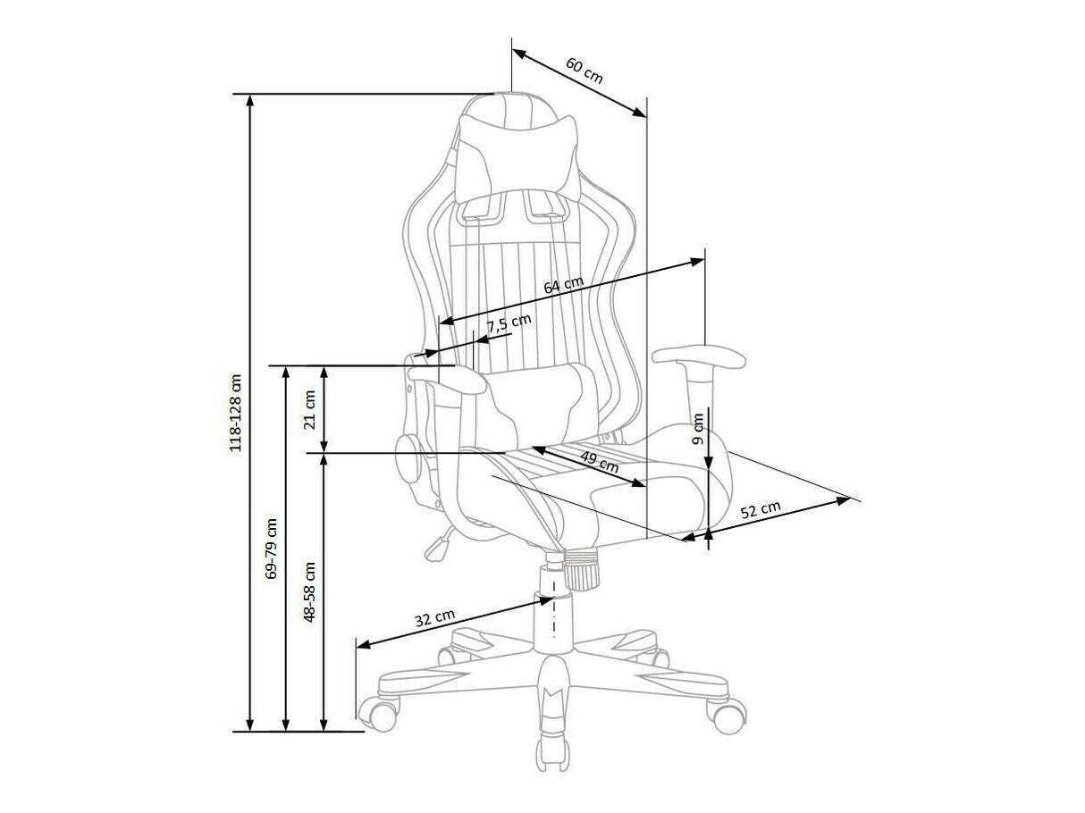 Spēļu krēsls 500876