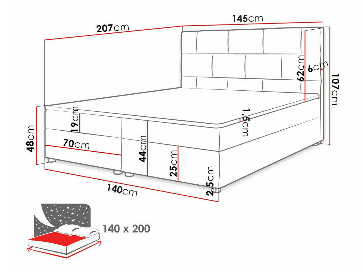 Kontinentālā gulta 329693