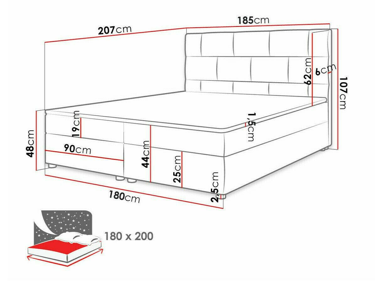 Kontinentālā gulta 329693