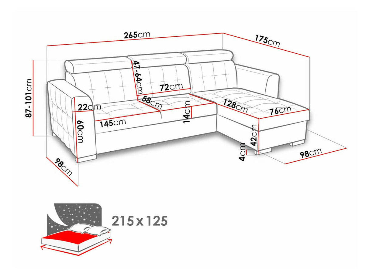 Stūra dīvāns 446457