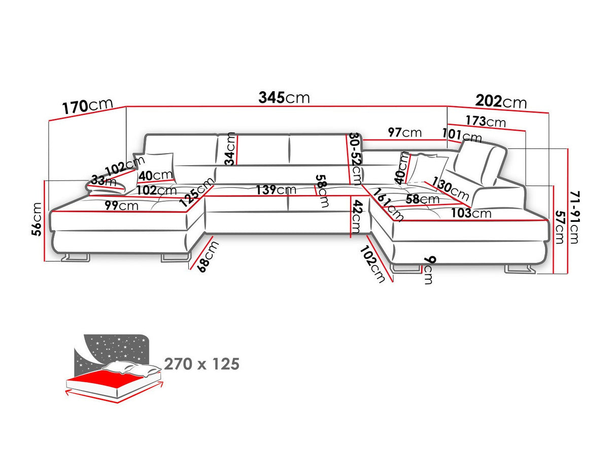 Stūra dīvāns 501760