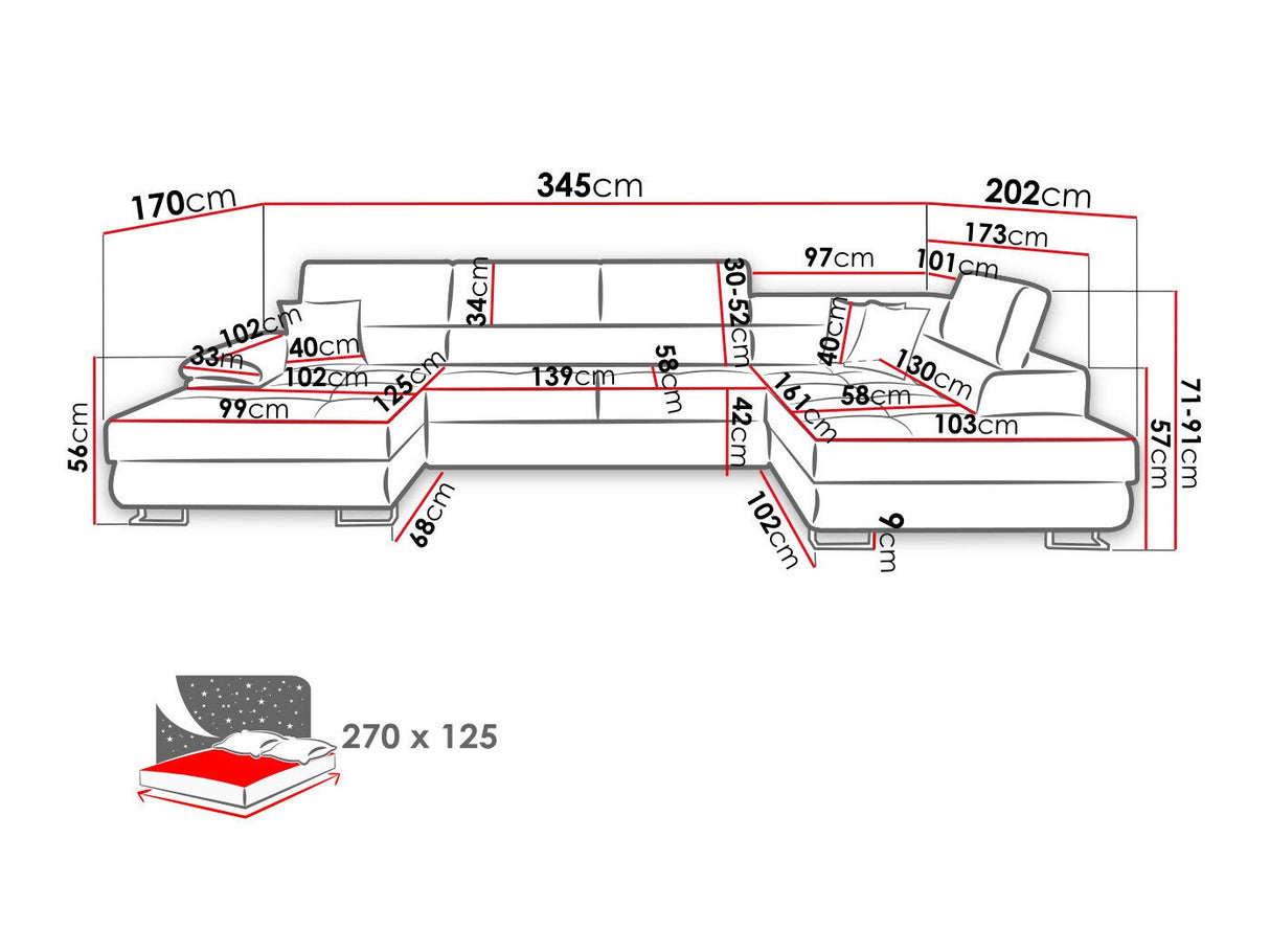 Stūra dīvāns 501760