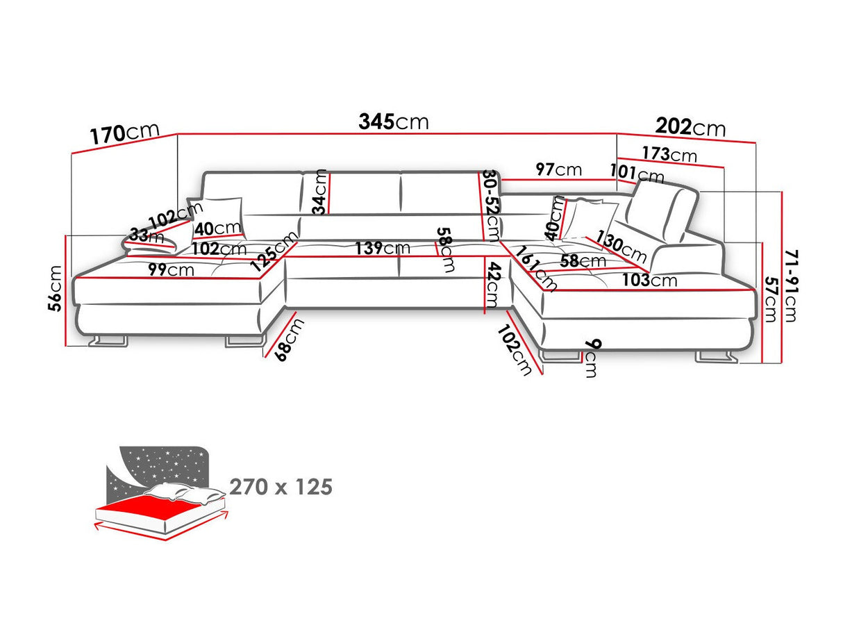 Stūra dīvāns 501760