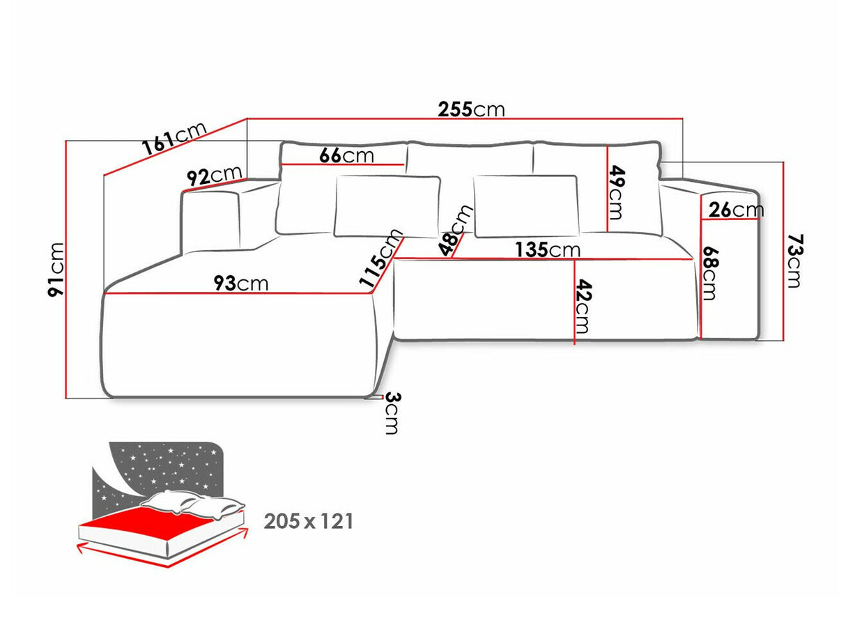 Stūra dīvāns 502993