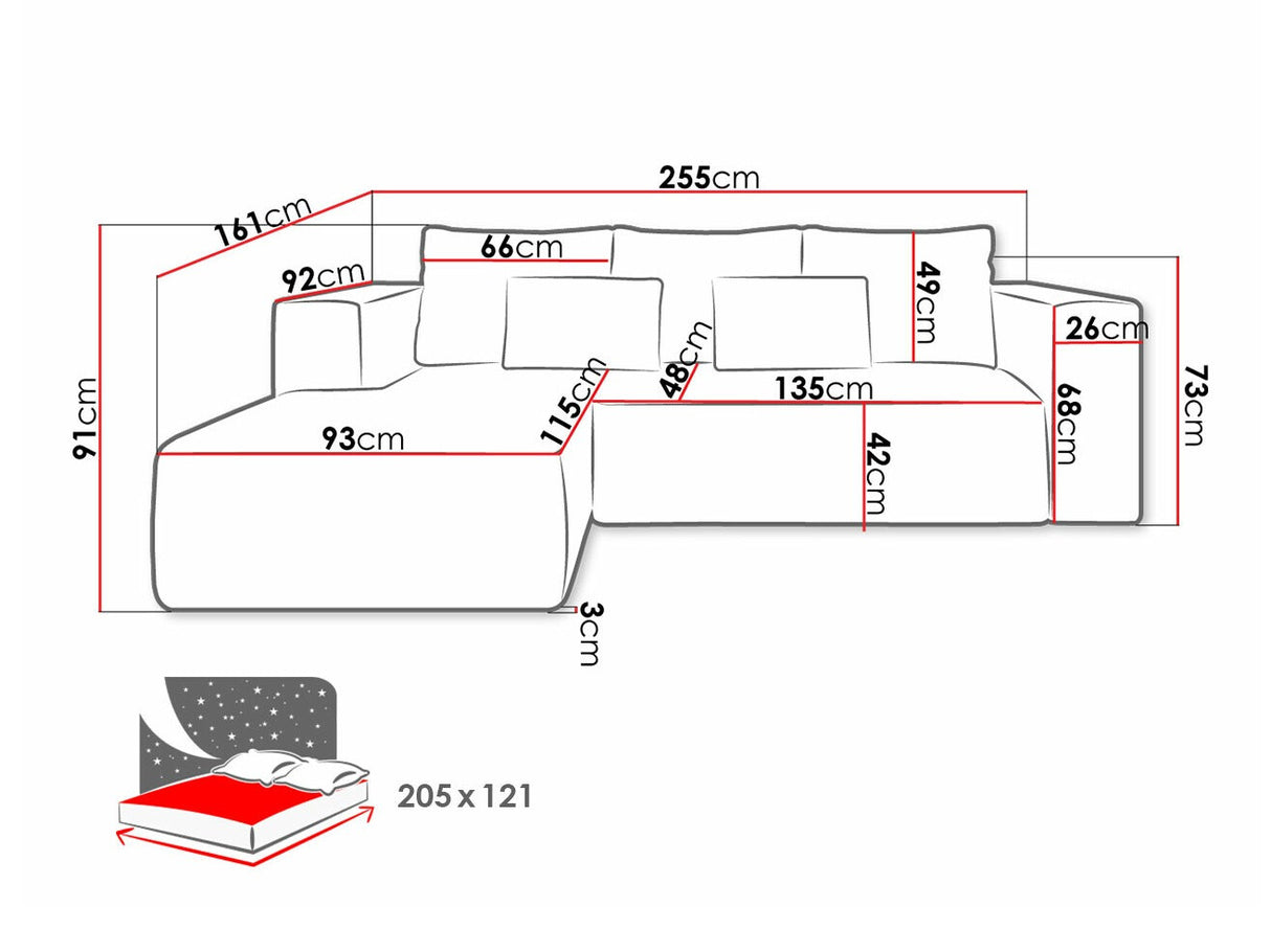 Stūra dīvāns 502993