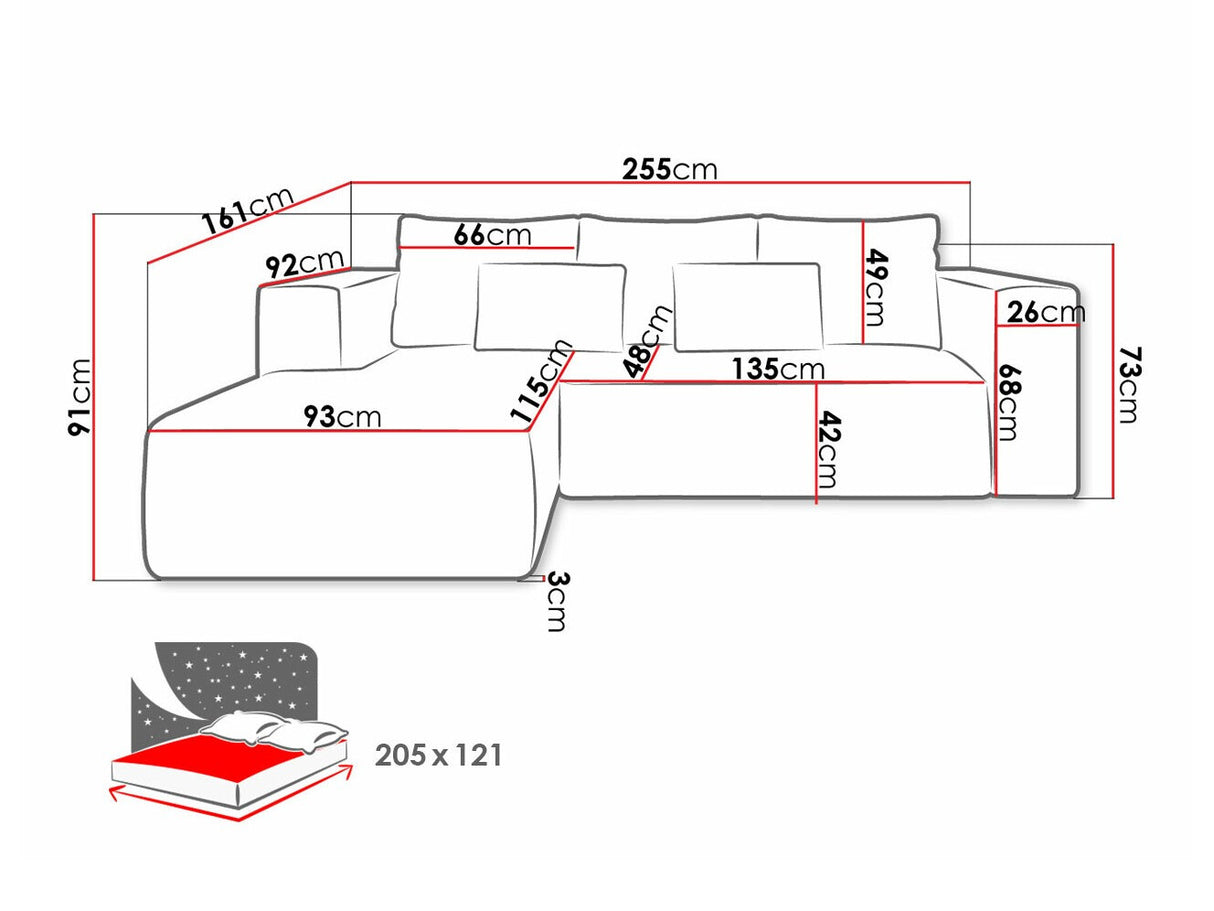 Stūra dīvāns 502993