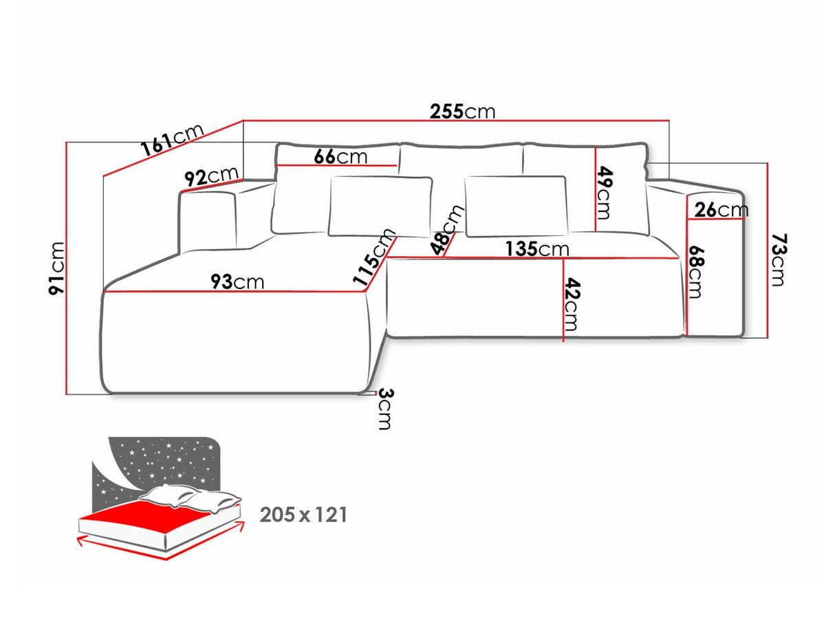 Stūra dīvāns 502993