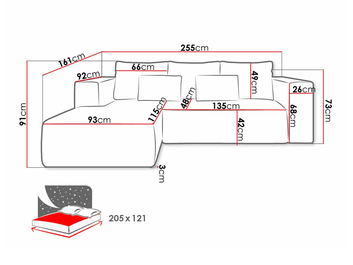 Stūra dīvāns 502993