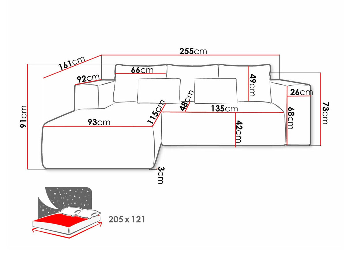 Stūra dīvāns 502993