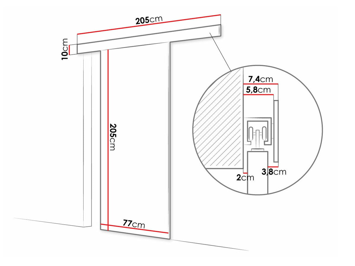 Bīdāmās durvis 505059
