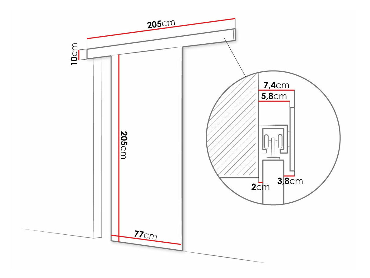 Bīdāmās durvis 505059