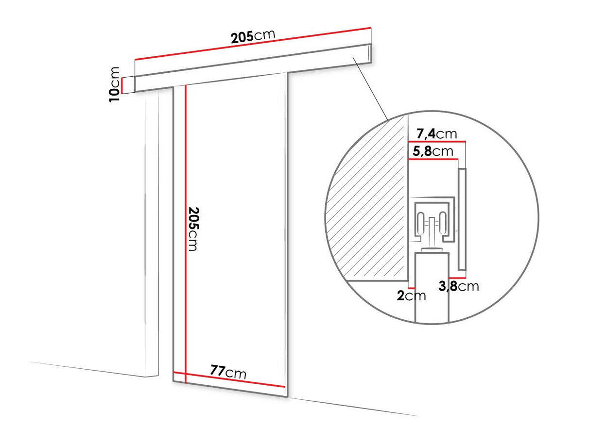 Bīdāmās durvis 505111