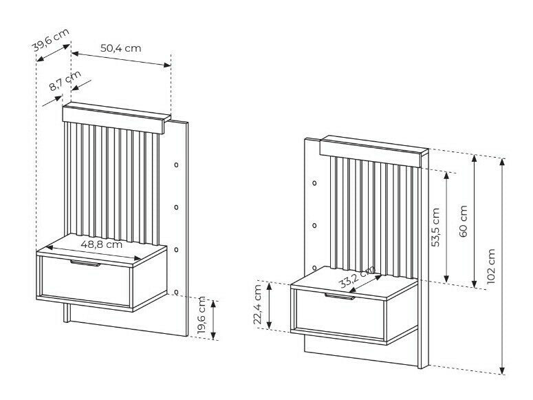 Naktsgaldiņu komplekts 507707