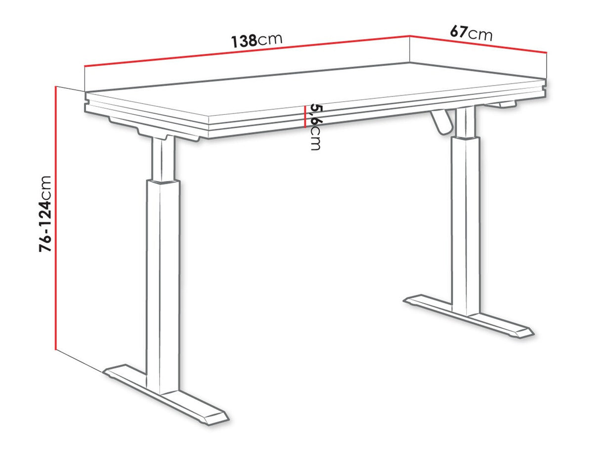 Rakstāmgalds ar regulējamu augstumu 508486