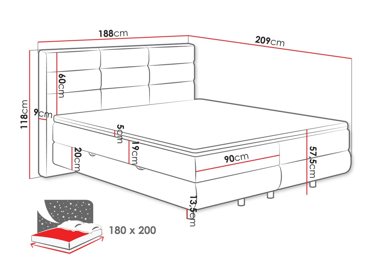 Kontinentālā gulta 501441