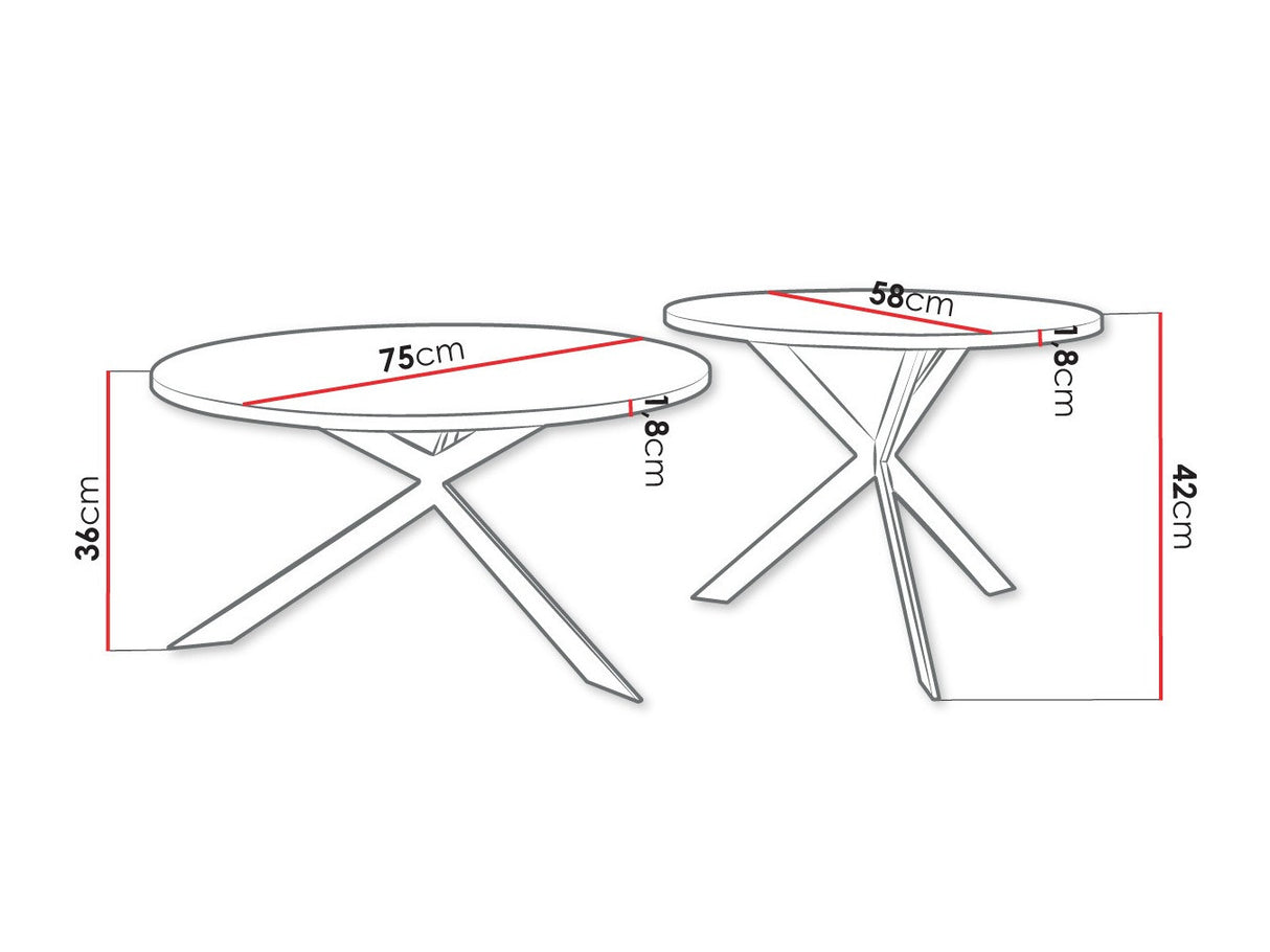 Žurnālu galdiņu komplekts 515918