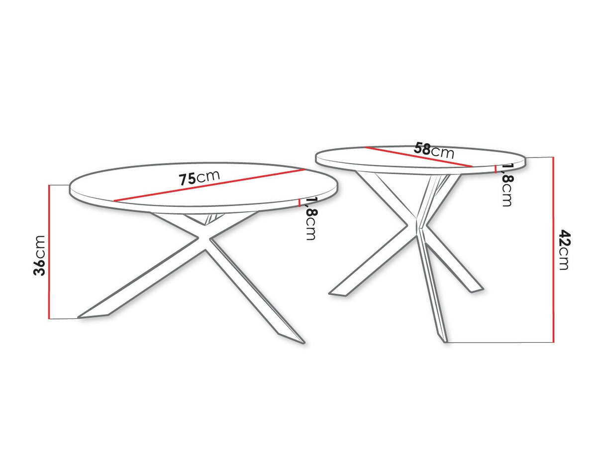 Žurnālu galdiņu komplekts 515918