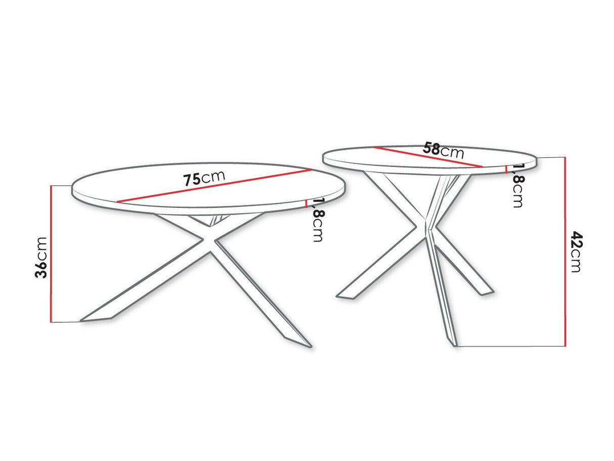 Žurnālu galdiņu komplekts 515918