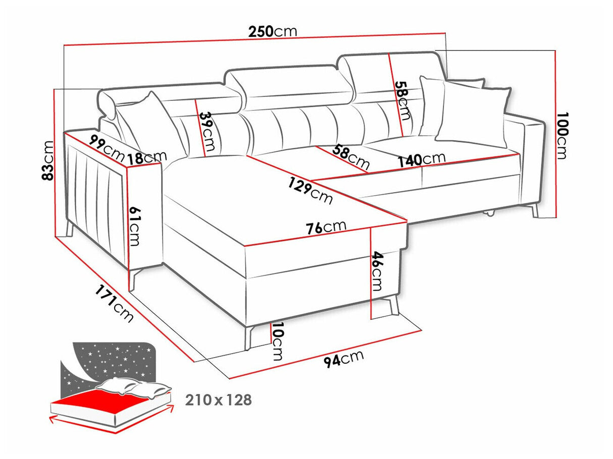 Stūra dīvāns 518474