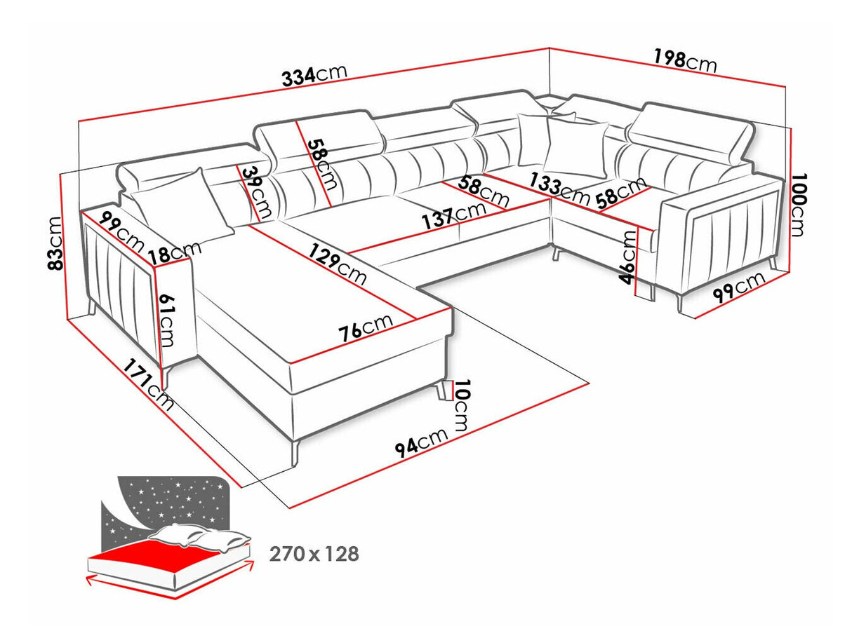 Stūra dīvāns 518514