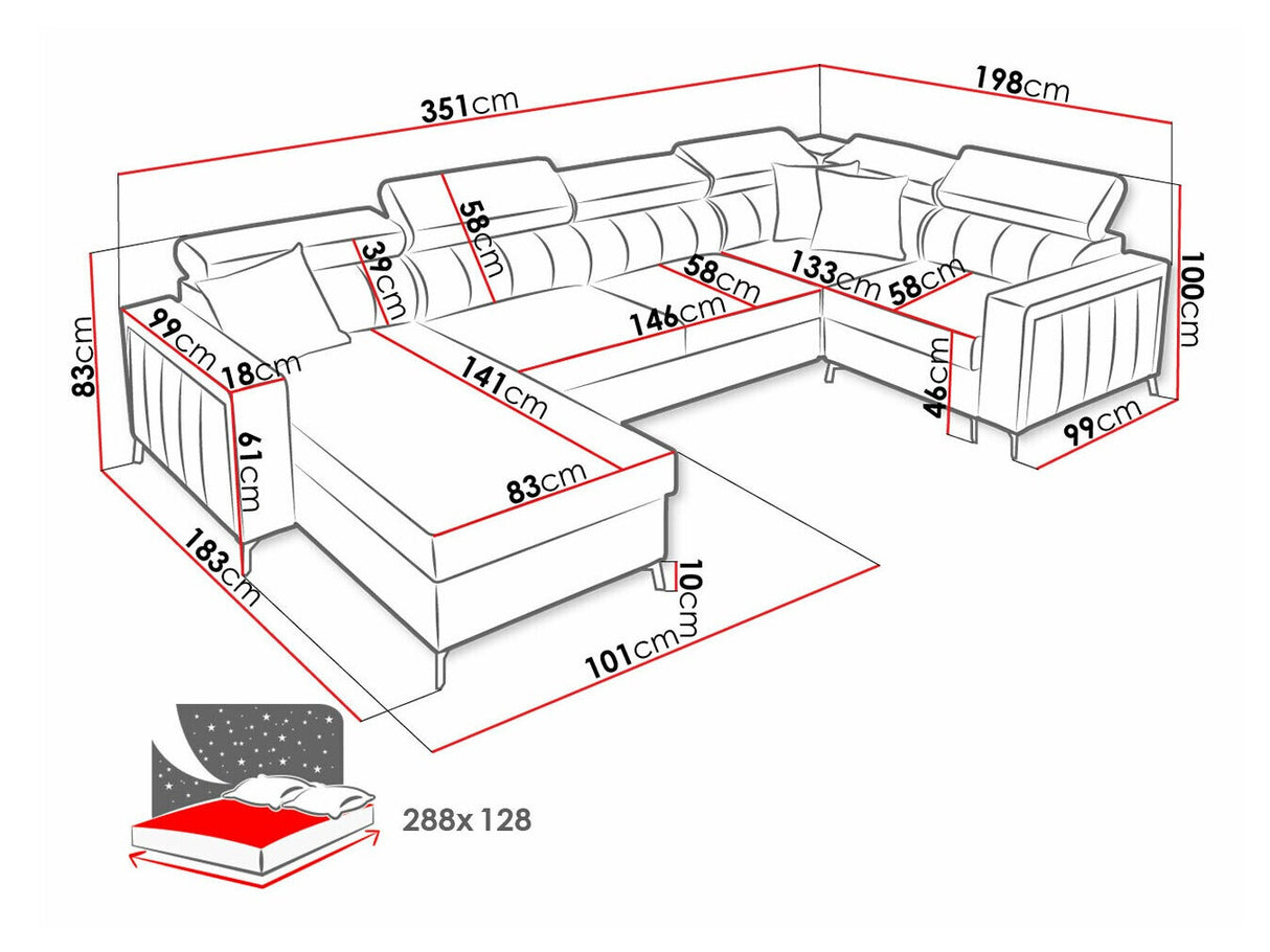 Stūra dīvāns 518535