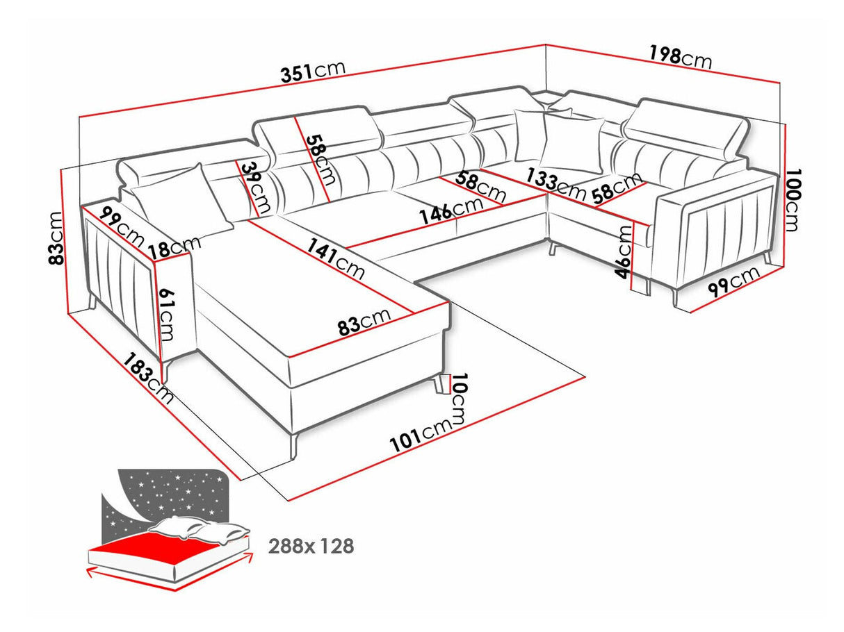 Stūra dīvāns 518535