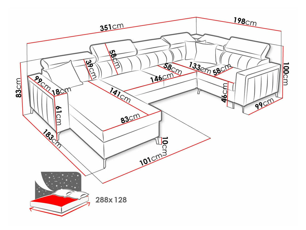 Stūra dīvāns 518535