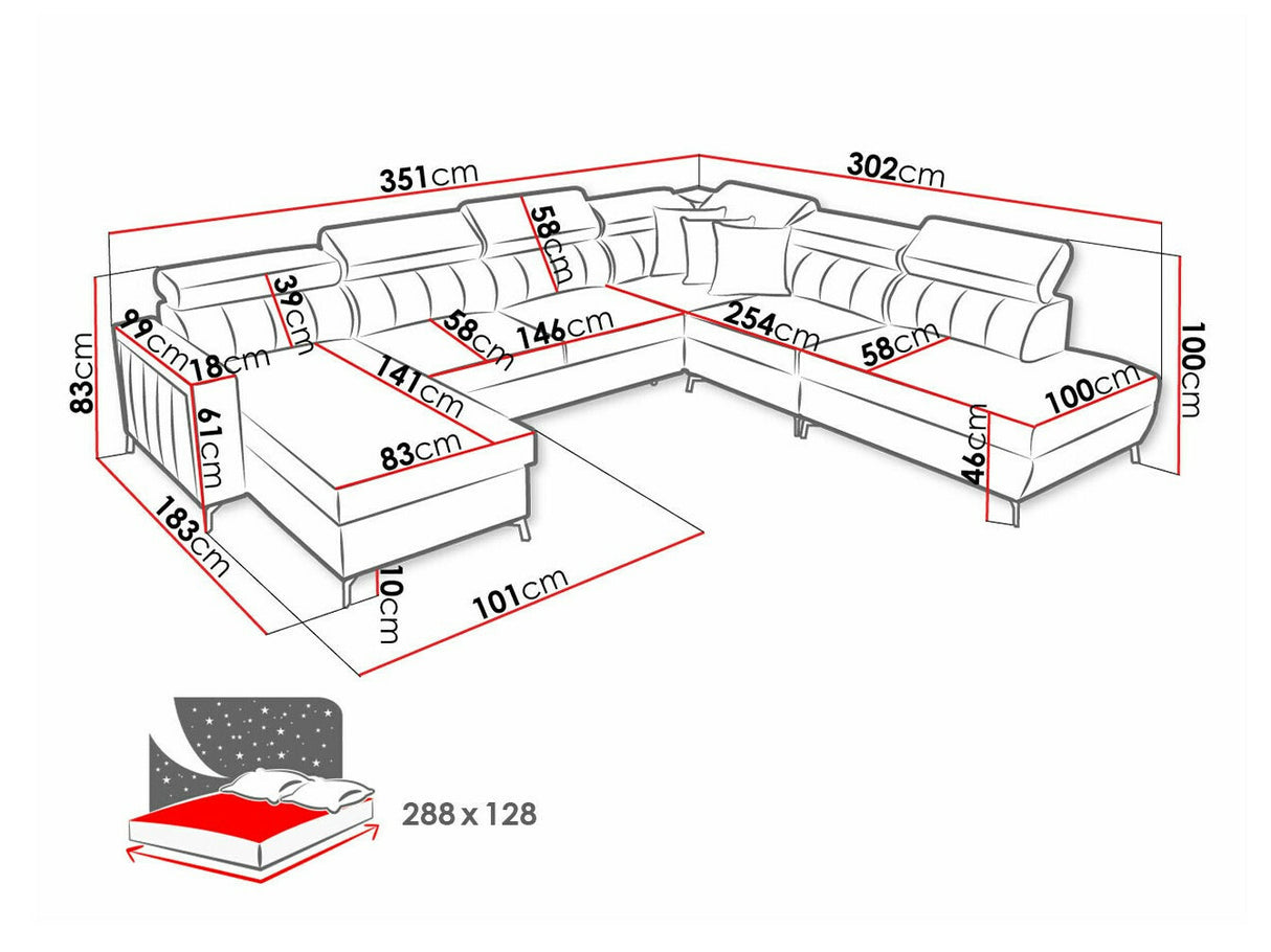 Stūra dīvāns 518572