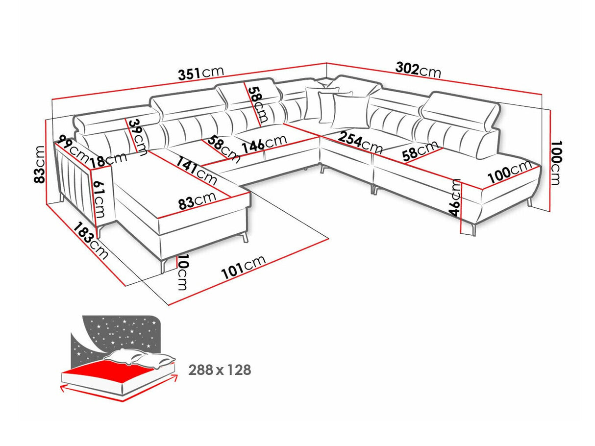 Stūra dīvāns 518572