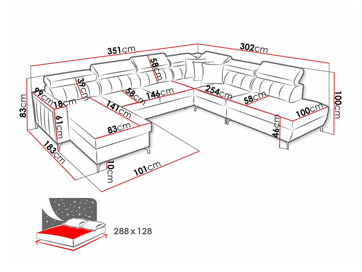 Stūra dīvāns 518572