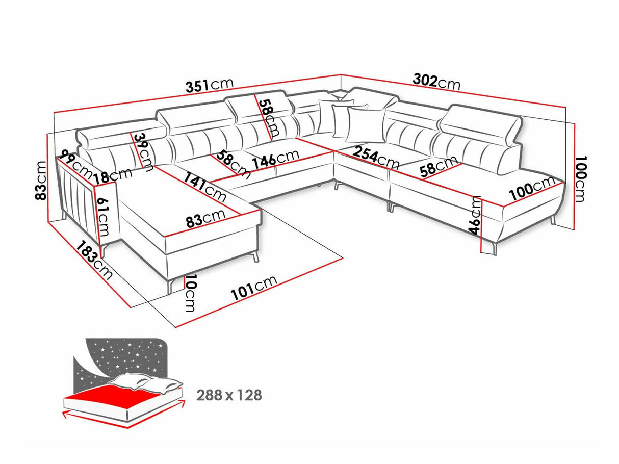 Stūra dīvāns 518572