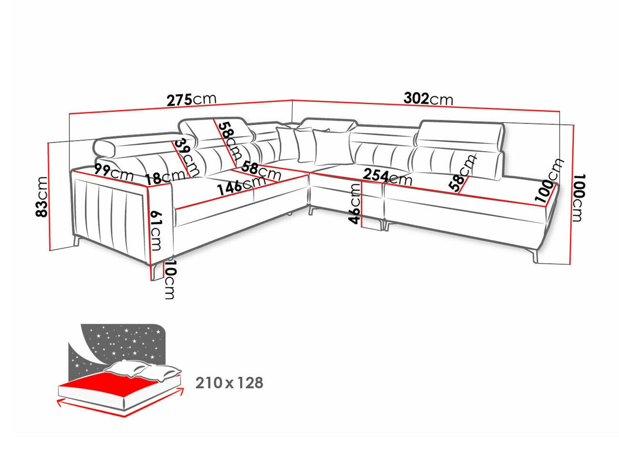 Stūra dīvāns 518628