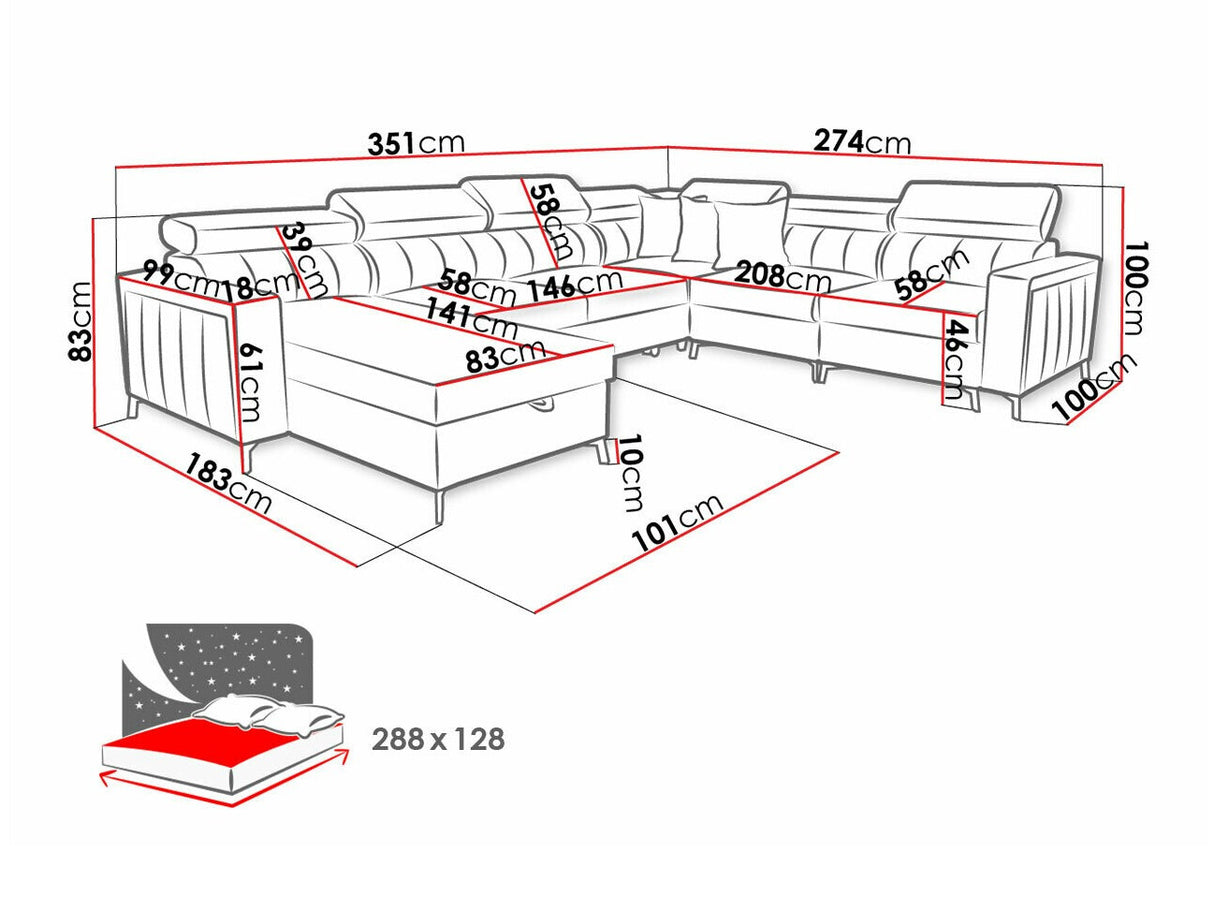 Stūra dīvāns 518662
