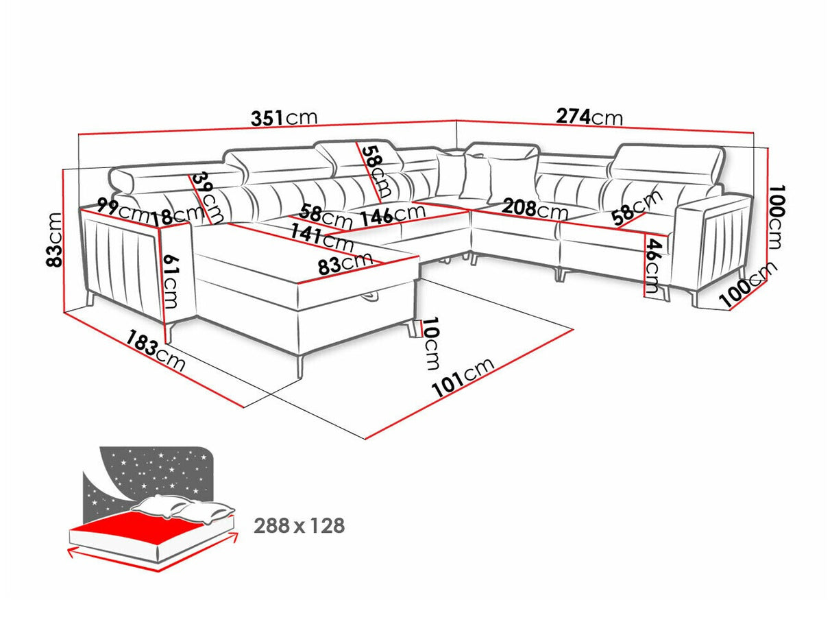 Stūra dīvāns 518662