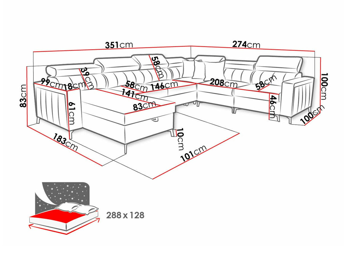 Stūra dīvāns 518662