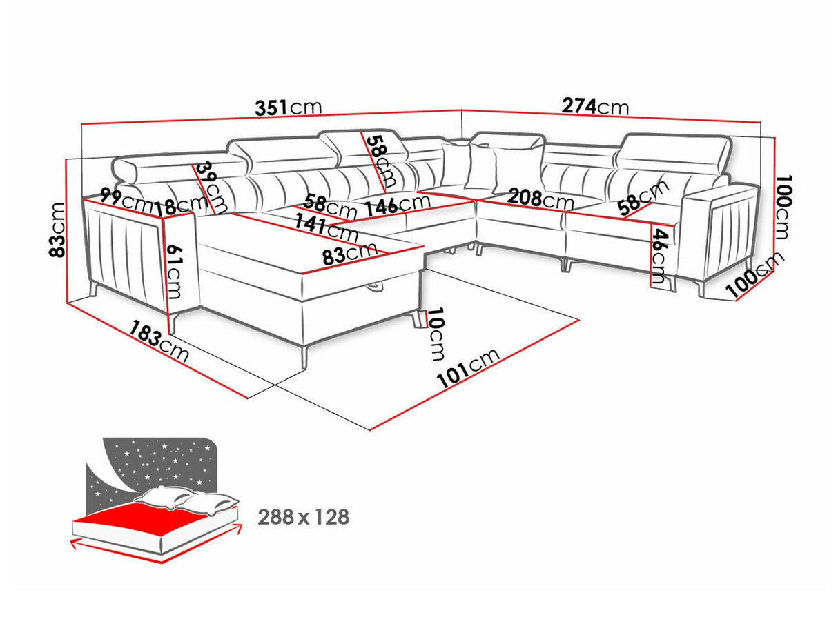 Stūra dīvāns 518662