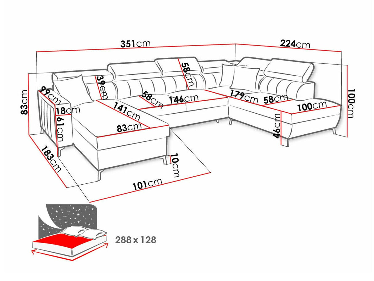 Stūra dīvāns 518770