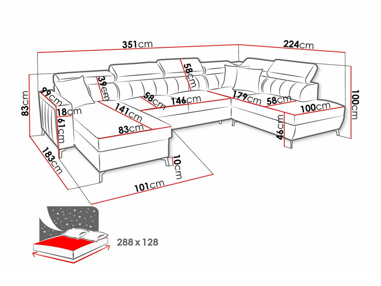 Stūra dīvāns 518770