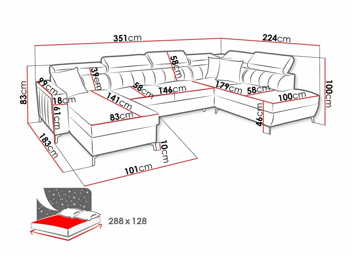 Stūra dīvāns 518770