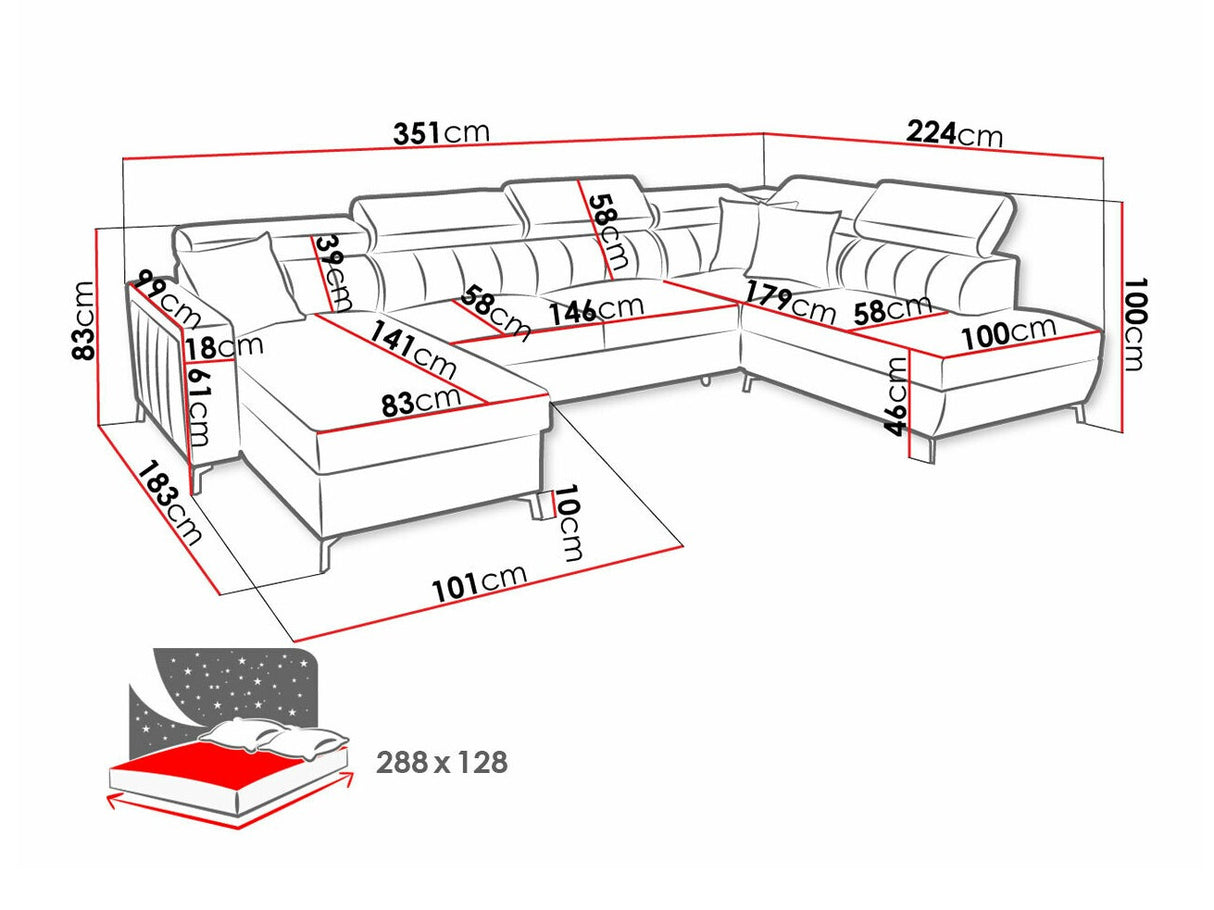 Stūra dīvāns 518770
