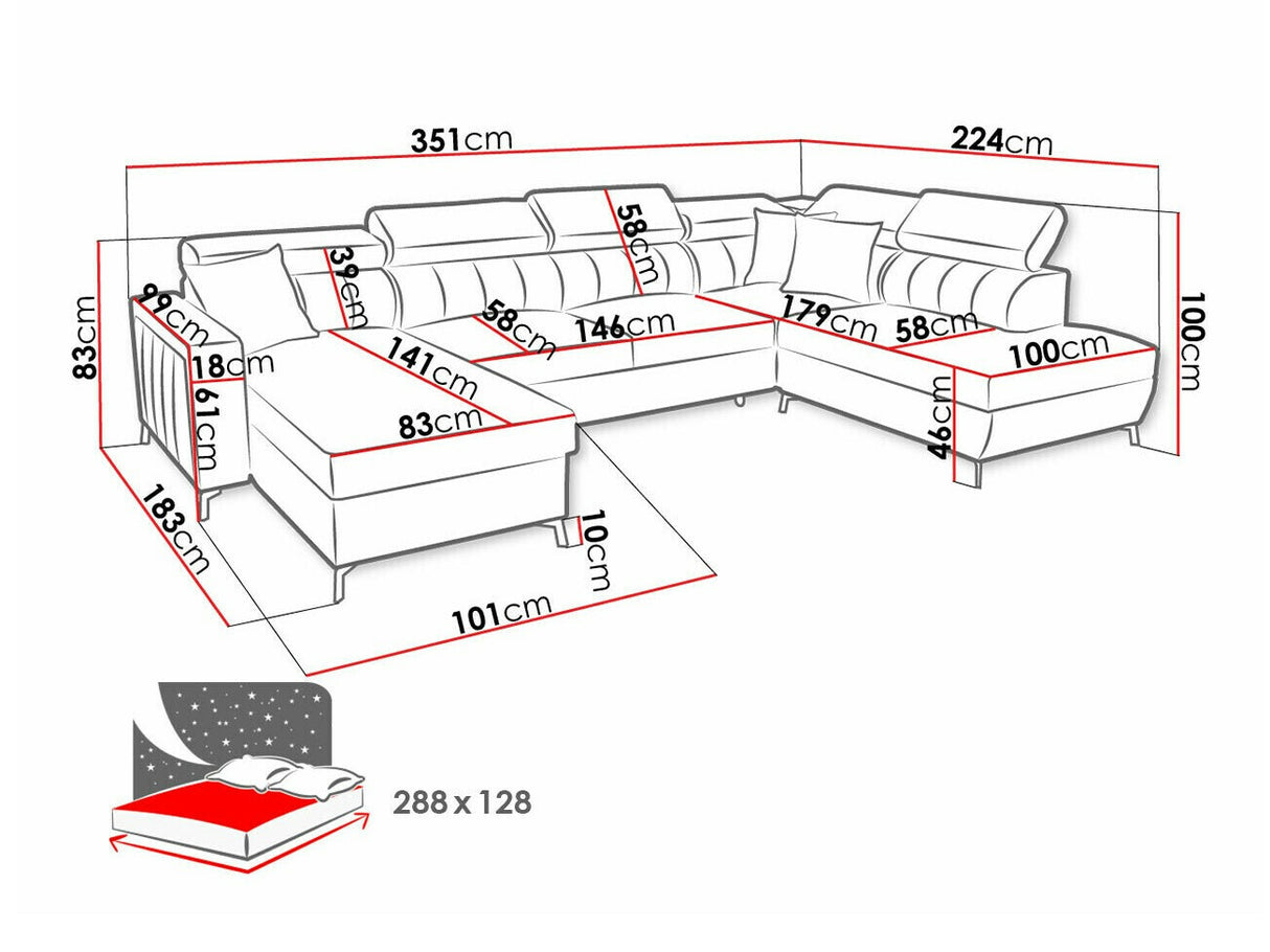 Stūra dīvāns 518770