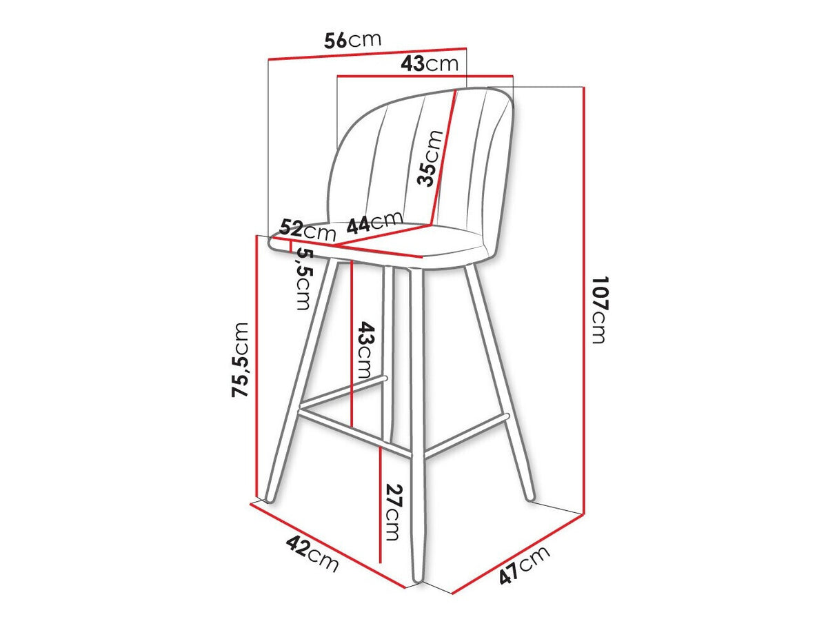 Bāra krēsls 520617